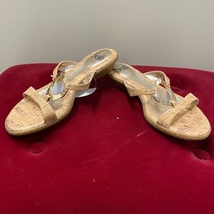 Sofft Cork w/ Gold Accents Sandals